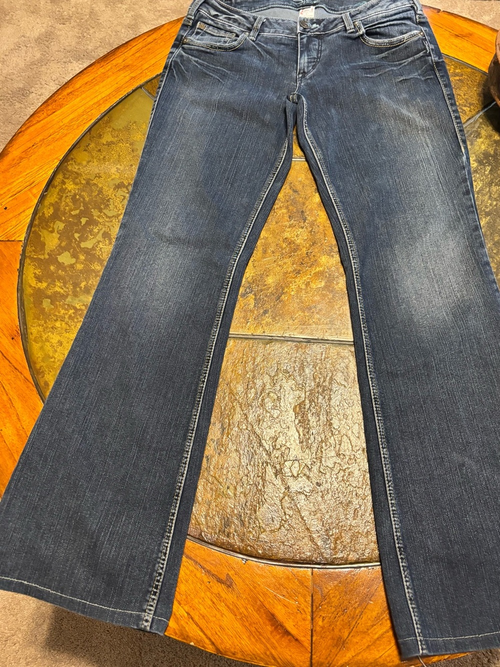 Silver Jeans Dark Blue Bootcut Jeans